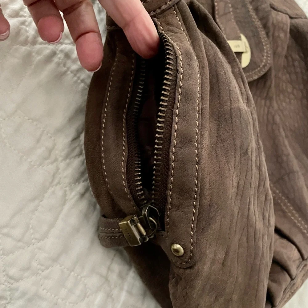 Large Sueded Rafe New York Handbag - Picture 6 of 11